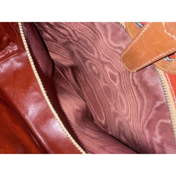 Bally Vintage Embossed B Canvas Tote with Leather Trim - Made in Italy - Picture 11 of 16